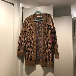 Leopard Print Cardigan